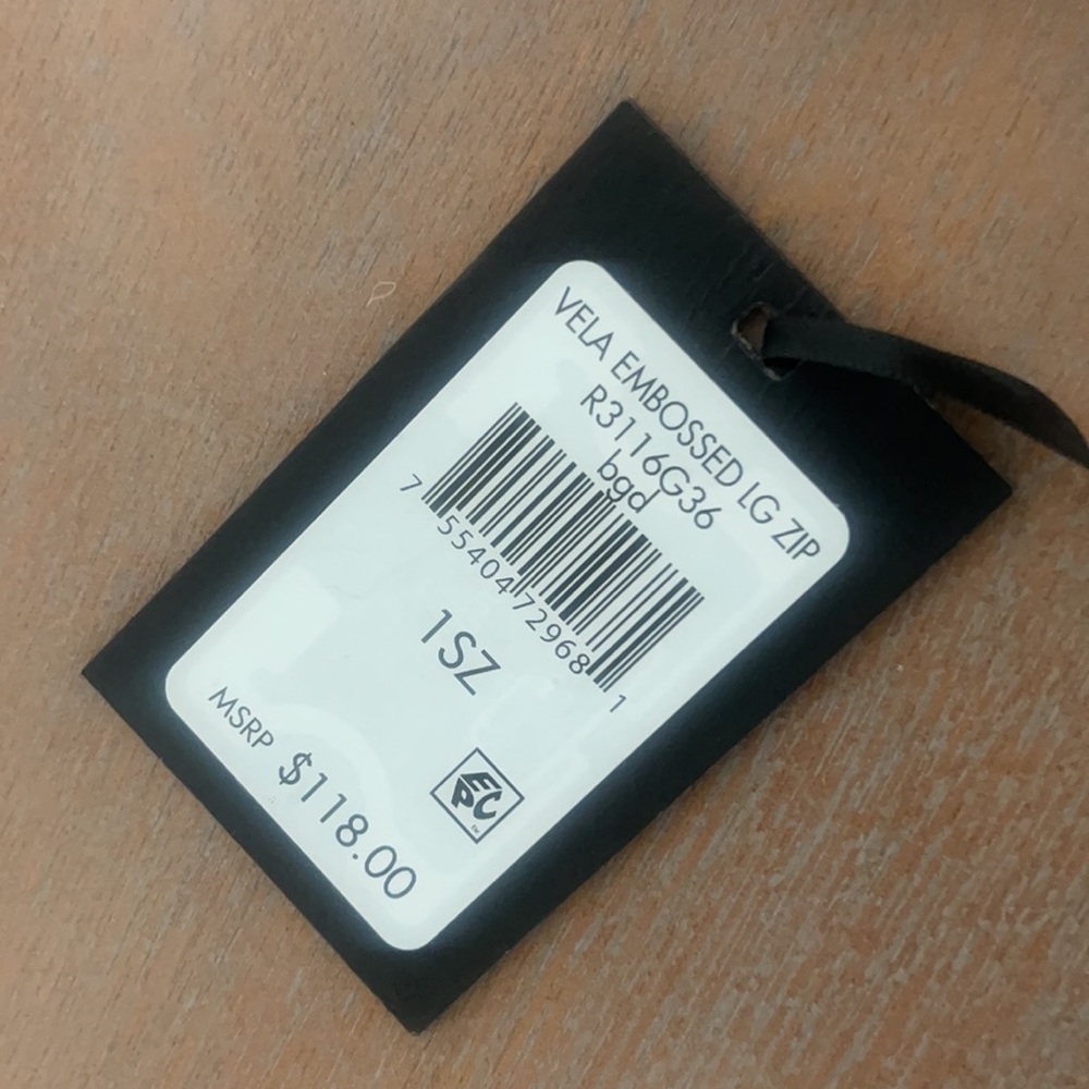 NWT DKNY LOGO BLK WALLET - Picture 7 of 7